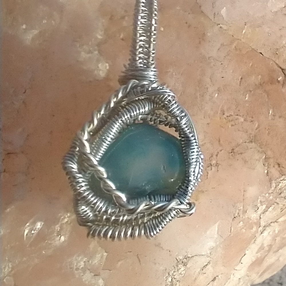 🤑 3/$10 Hand wrapped tumbled agate
